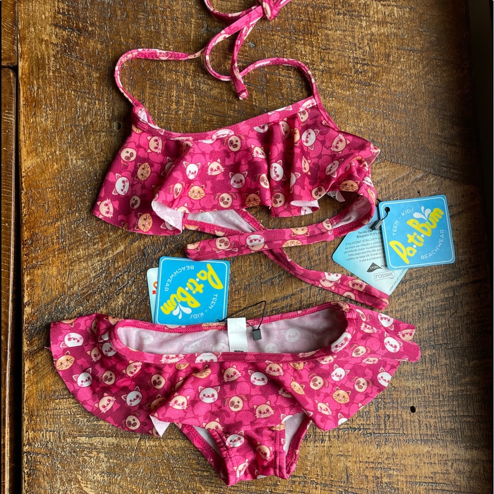 NWT girls Brazilian bikini.